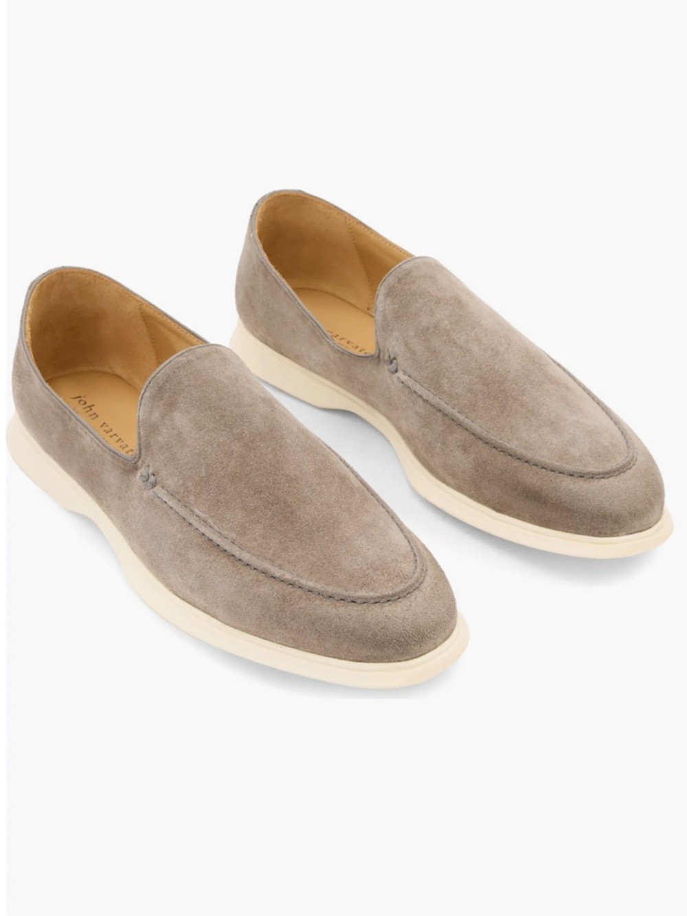 John Varvatos Men’s Suede Slip-On Loafers